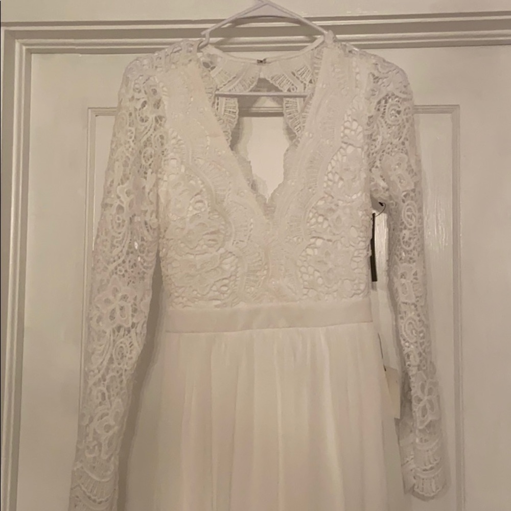 Lulu’s NWT Awaken My Love Long Sleeve Maxi Dress